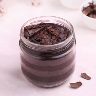 Chocolate Single Jar Cake - Mini Chocolatey Blast