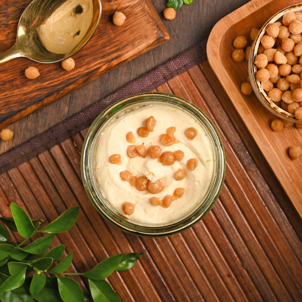 Top view of Butterscotch Single Jar Cake