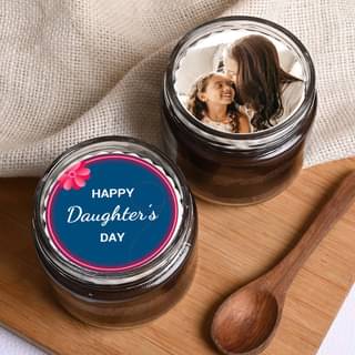 Dripping Chocolate Daughter's Day Jar Cake