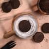 Top View of Oreo Single Jar Cake