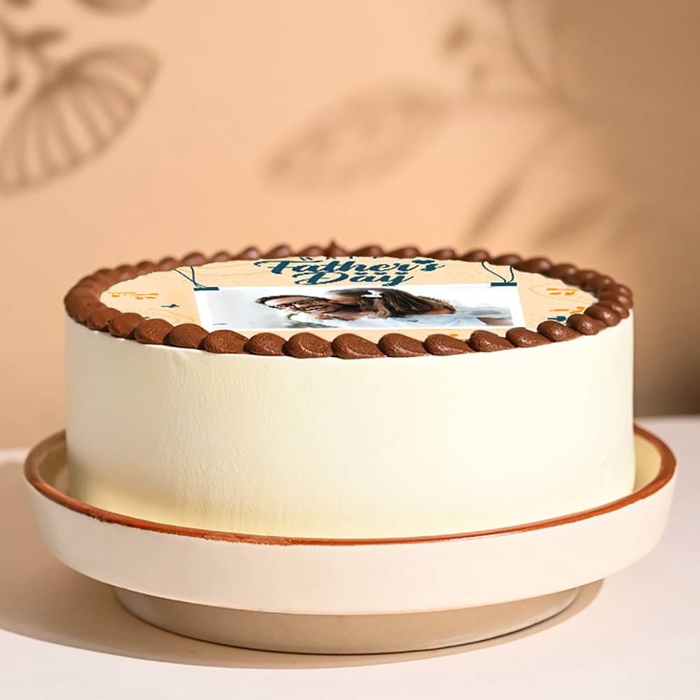 Loving Fathers Day Photo Cake