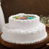 Side view of Happy Birthday Photo Cake