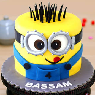 minions 1st birthday cake