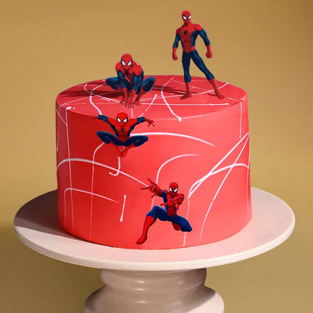 Spiderman Themed  Cake