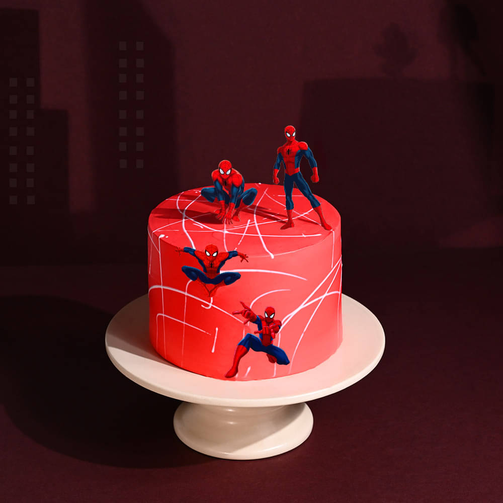 Spiderman Themed  Cake