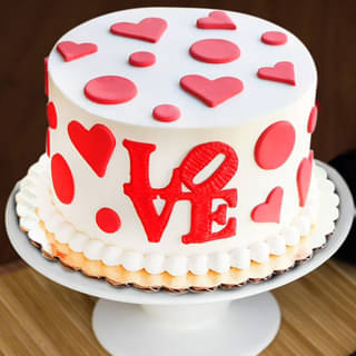 Multi flavored Alive By Love fondant cake