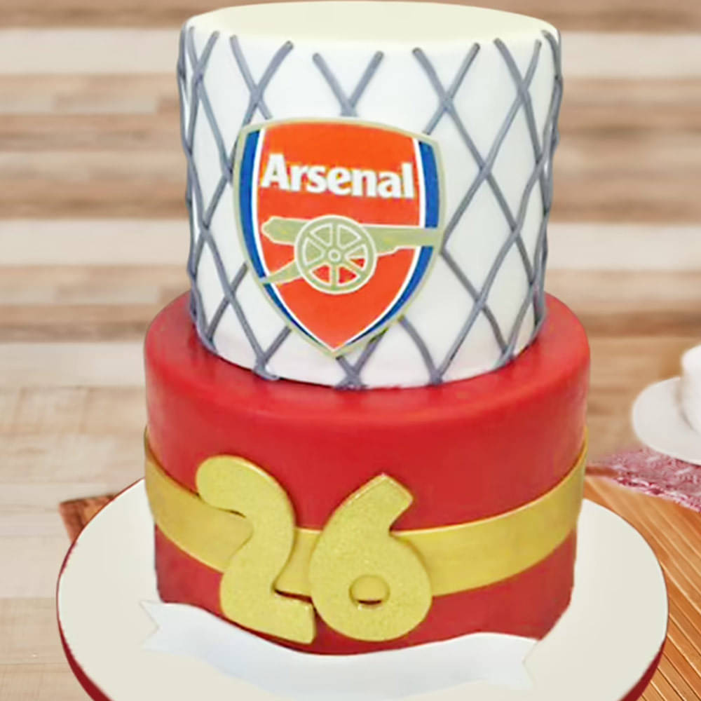 Arsenal Cake | Football birthday cake, Novelty cakes, Husband 40th birthday