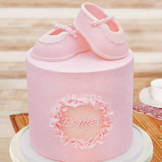 Baby Ballerina Fondant Cake