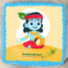 Krishna Janmashtami Poster Cake