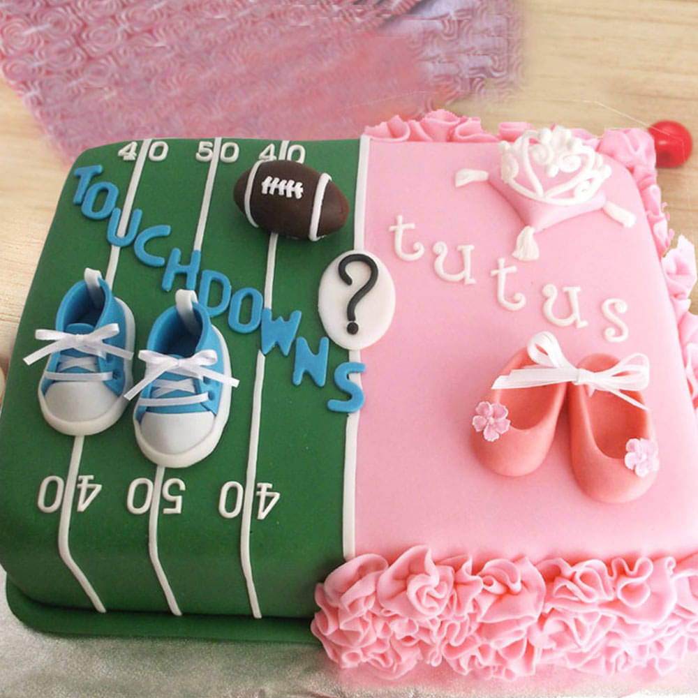 Baby shower cakes design ideas pink or blue for boy or girl 3d fondant  shoes or booties decorating - YouTube