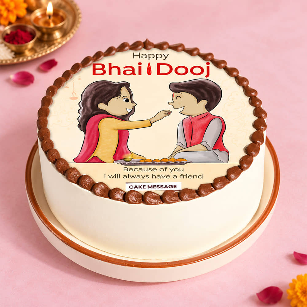 Festive Bhai Dooj Cake
