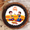 Chocolate Bhai Dooj Cake