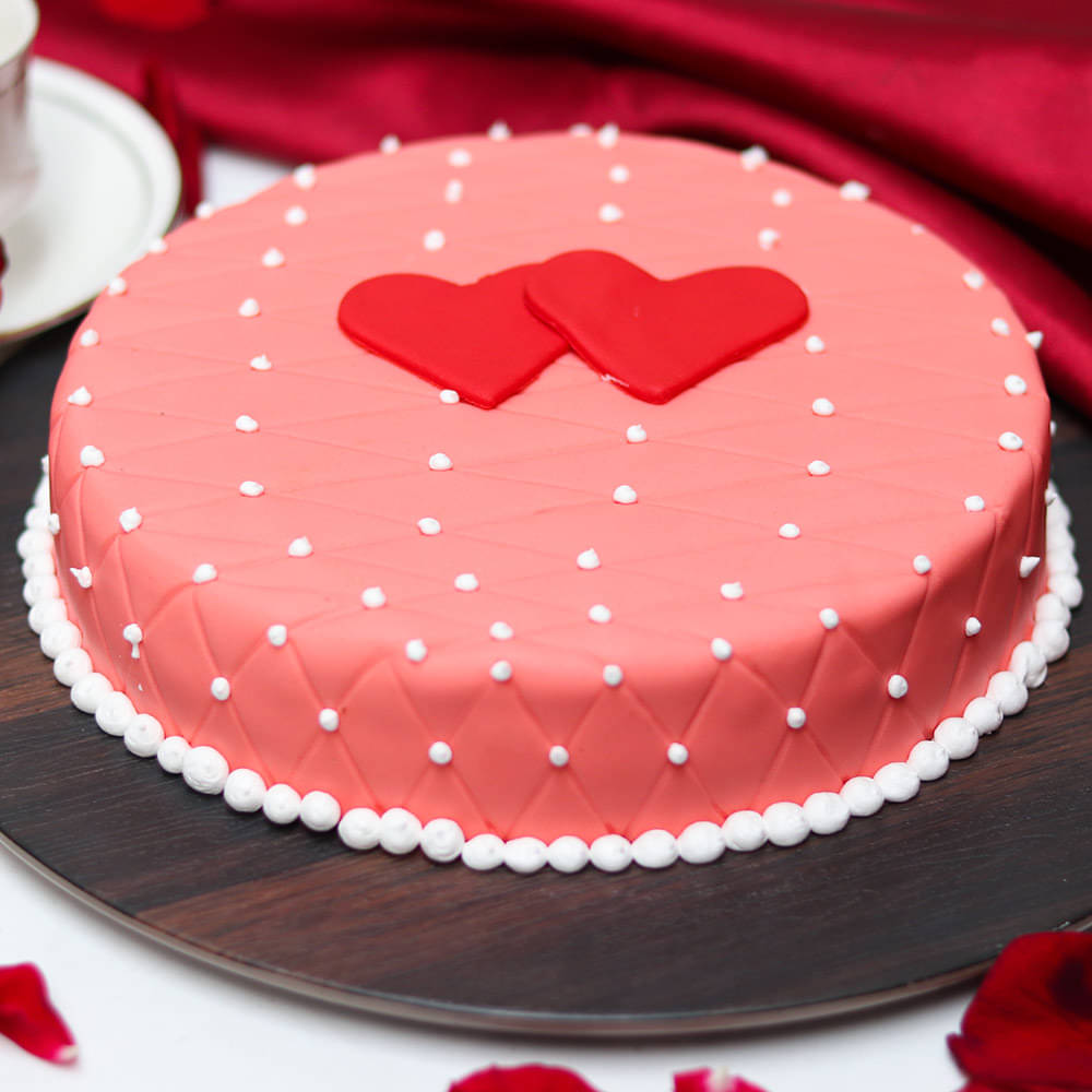 Gorgeous Anniversary Fondant Cake | Buy, Send Online | Winni.in | Winni.in