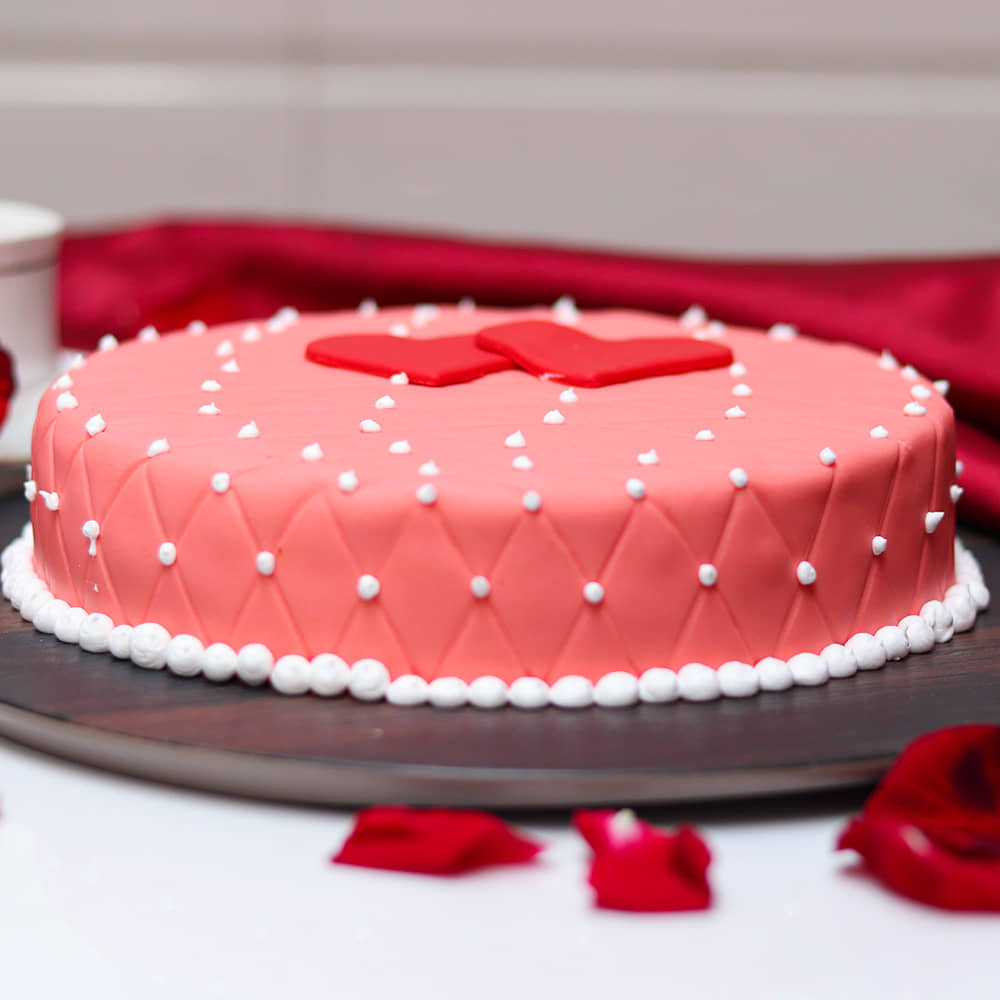 Birthday And Anniversary Fondant Cake Birthday And Anniversary Fondant Cake