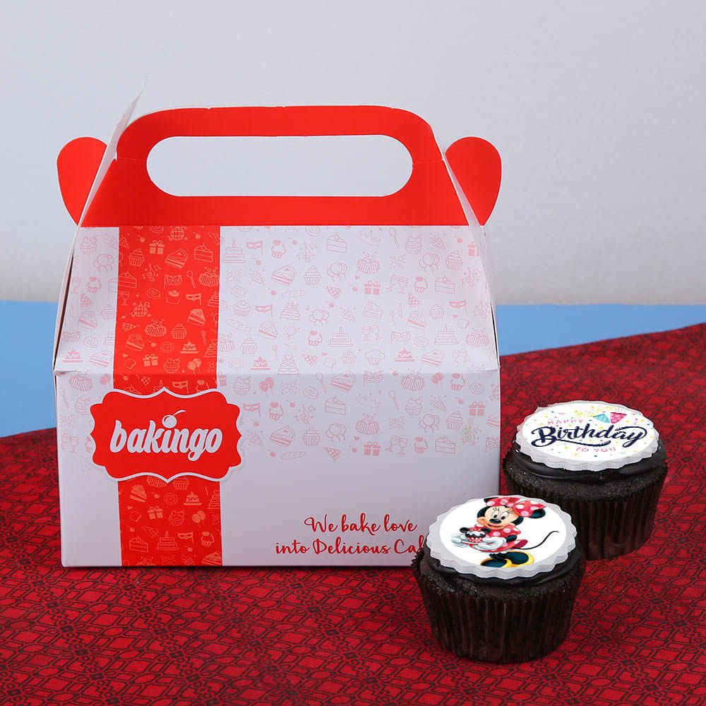 Birthday Personalised Cupcakes 2 Pieces Packed Birthday Personalised Cupcakes 2 Pieces