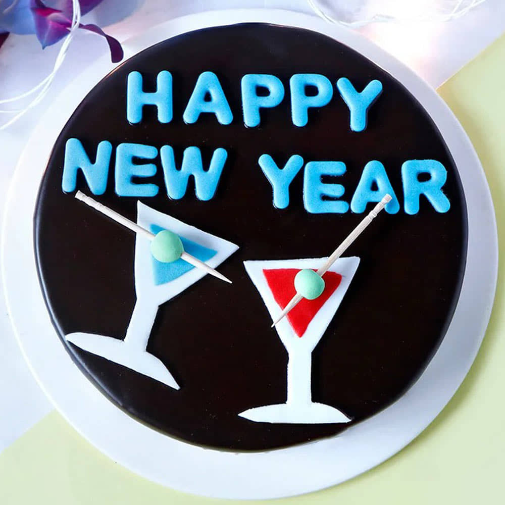 Black Forest New Year Cake Black Forest New Year Cake