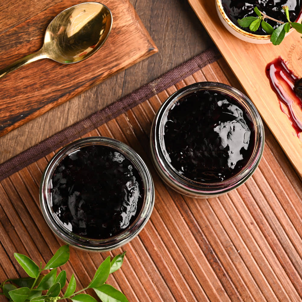 2 Blueberry Jar cakes