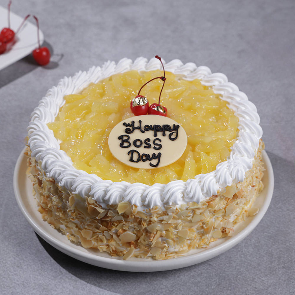 Boss Day Pineapple Cake