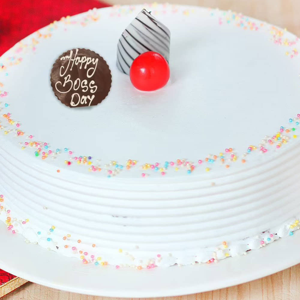 Boss Day Vanilla Cake Boss Day Vanilla Cake- Buy Now