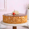 Front View of Butterscotch Cake-Round Shape Butterscotch Cake