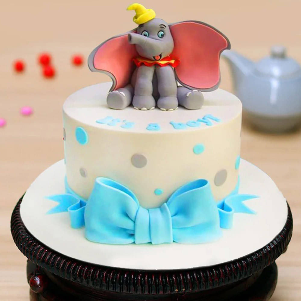 Sweet face elephant cake  Decorated Cake by Hot Mamas  CakesDecor