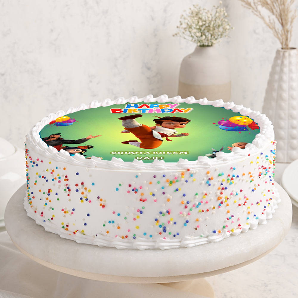 Chota Bheem Birthday Cakes | Chota Bheem Photo Cakes | Order Now