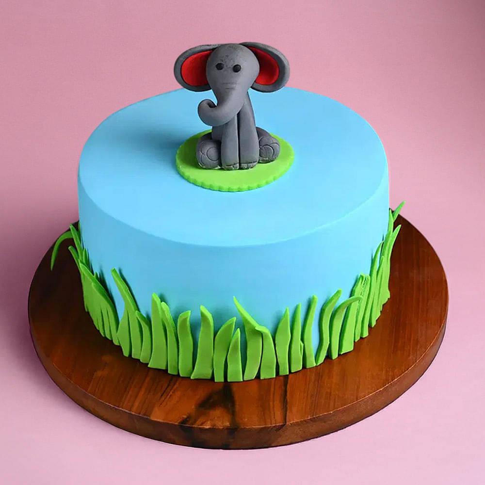 Appealing Elephant Cake