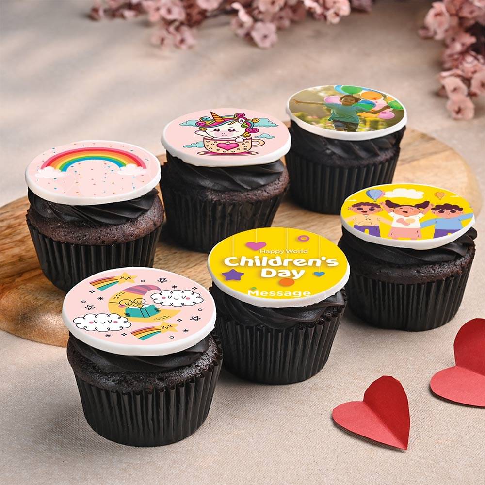 Childrens Day Special Cupcakes Set Of 6