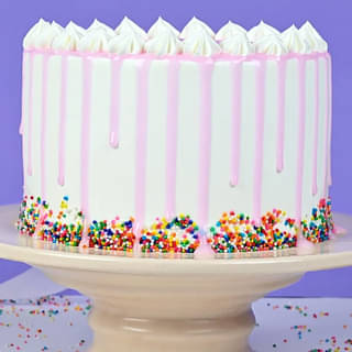 Chocolate Gems Pinata Cake