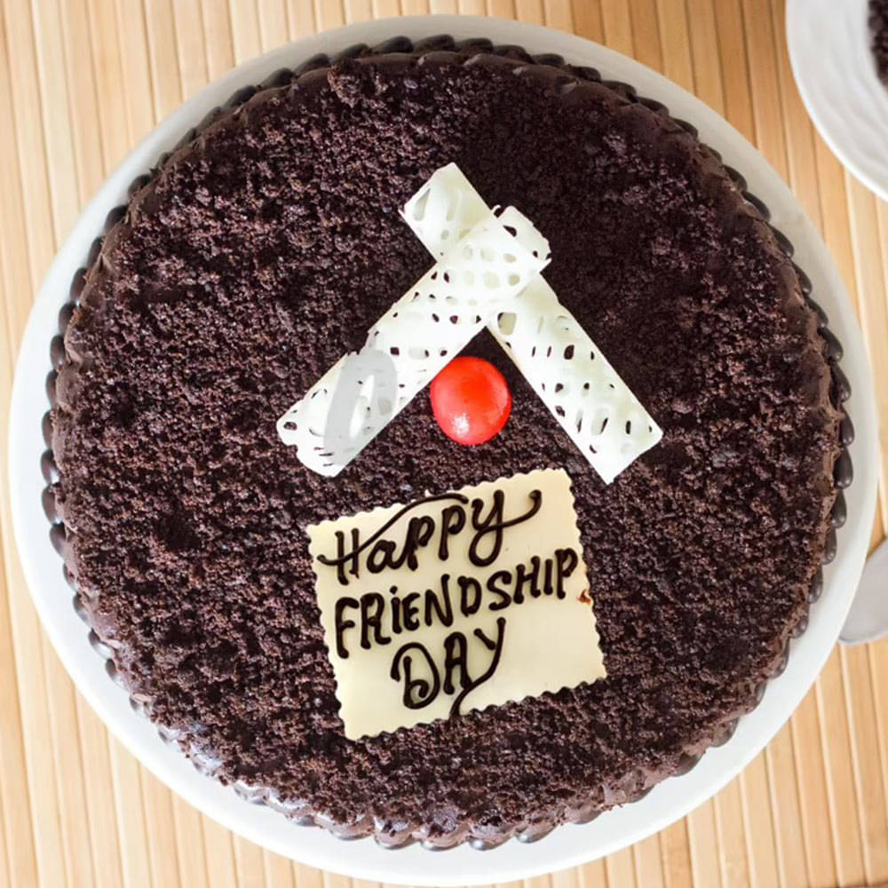 Friendship Day Chocolate Mud Cake