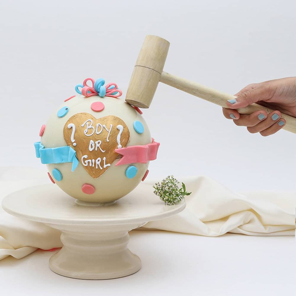 Baby Shower Chocolate Truffle Pinata Cake