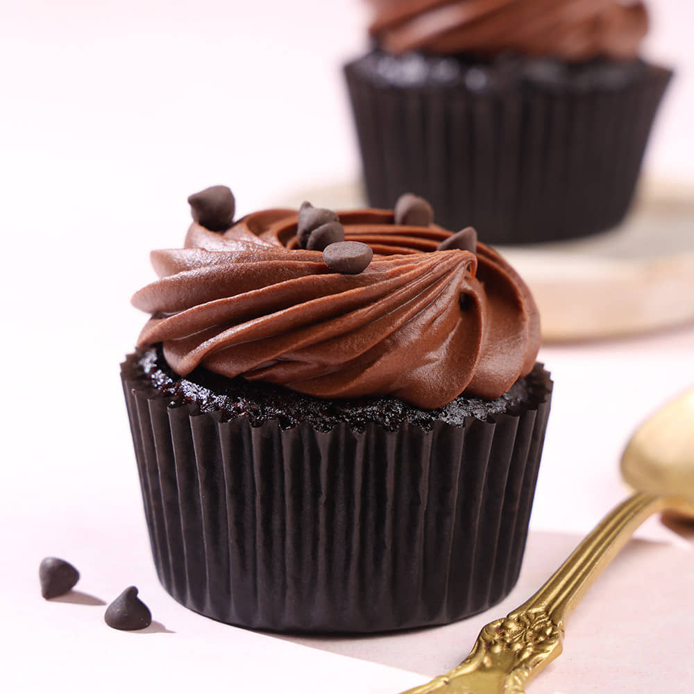 Choco Chip Cupcake Choco chip cupcake dessert