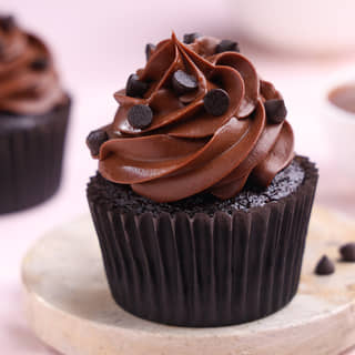 Choco chip cupcake dessert