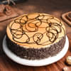Round Chocolate N Coffee Cake