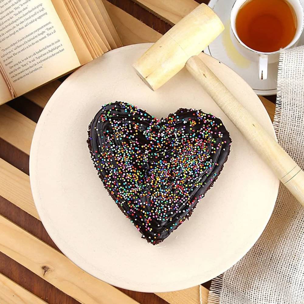 Dad Pinata Cake - A Heart shaped Chocolate Pinata Cake