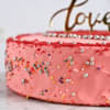 Love Topper Red Velvet Cake