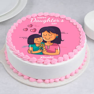 Daughter's Day Poster Cake