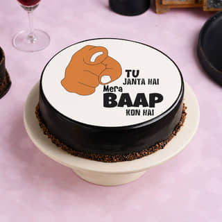 Funny Photo Cake Online for Father