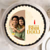 Delicious Happy Bhai Dooj Personalised Cake
