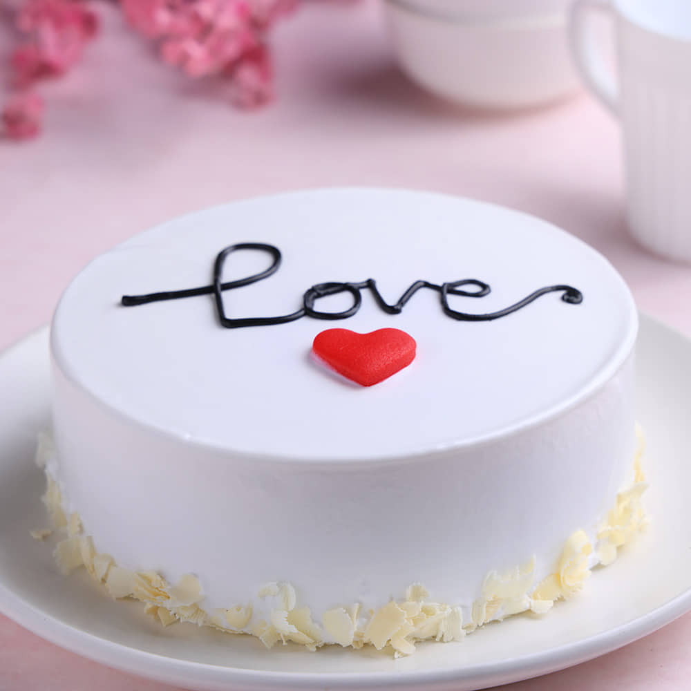 White Forest Glaze Cake