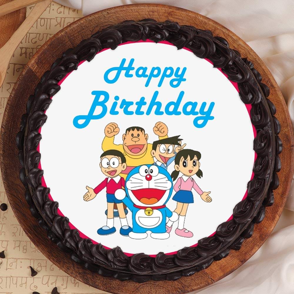 Doraemon Delicacy Chocolate Poster Cake Choco Delight Doraemon
