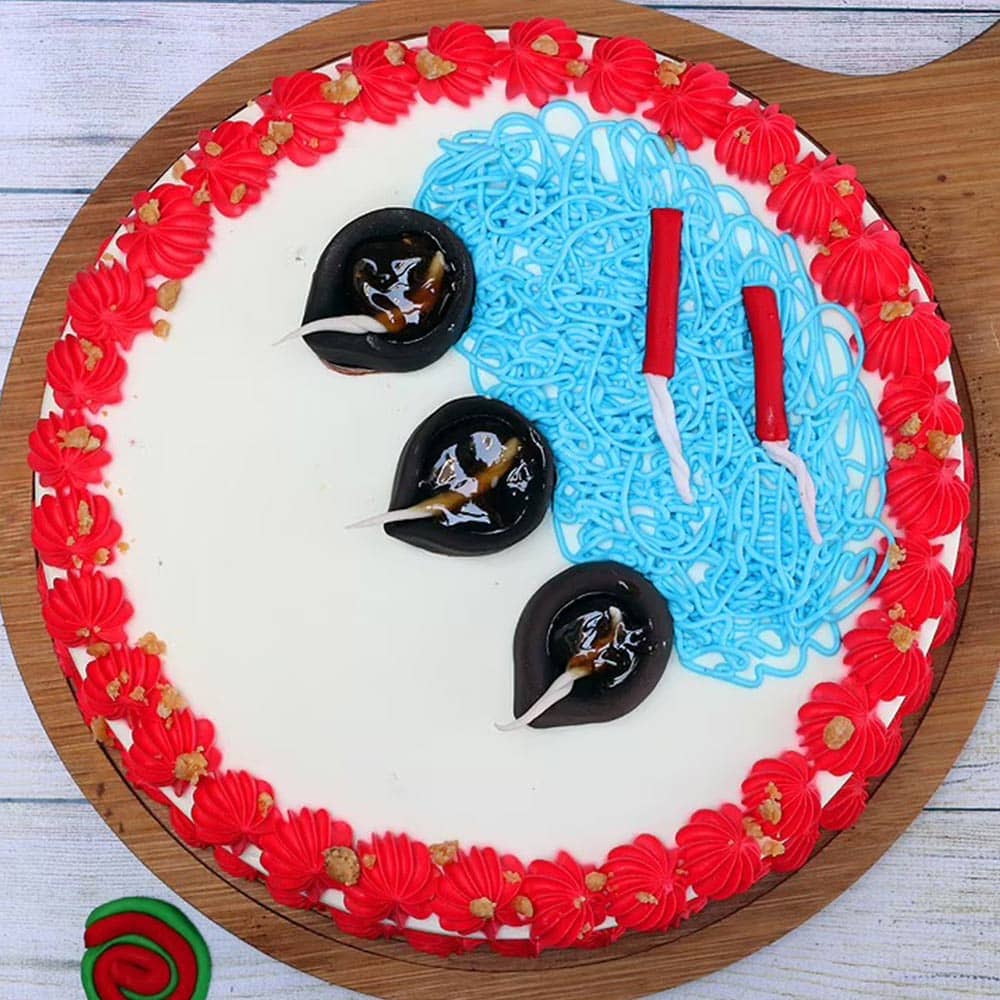 Diwali Butterscotch Cake