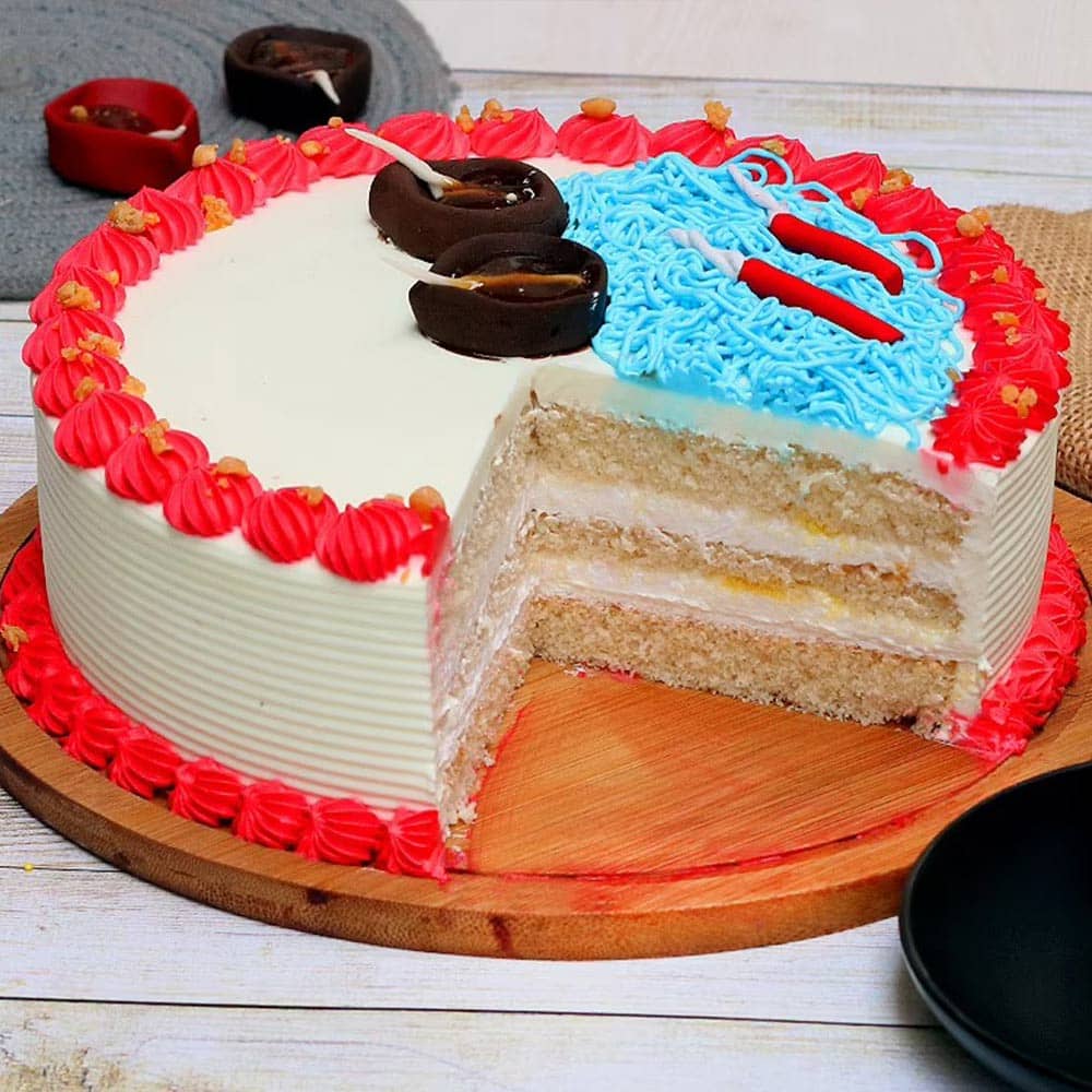 Diwali Butterscotch Cake