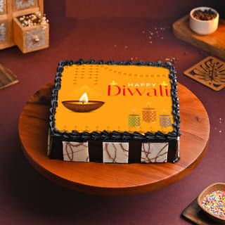 Diwali Poster Cake