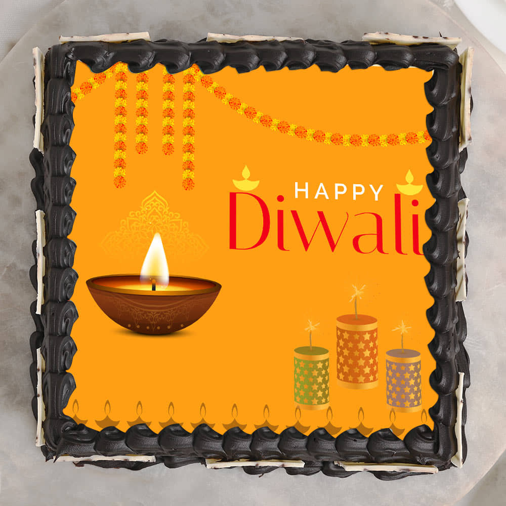 Diwali Poster Cake