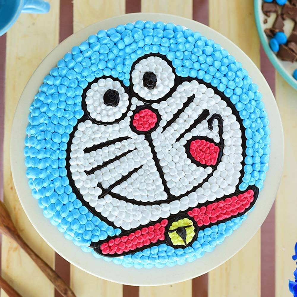 Order Doraemon Cake [1KG] Online From Pikachu Bakers,Sohna