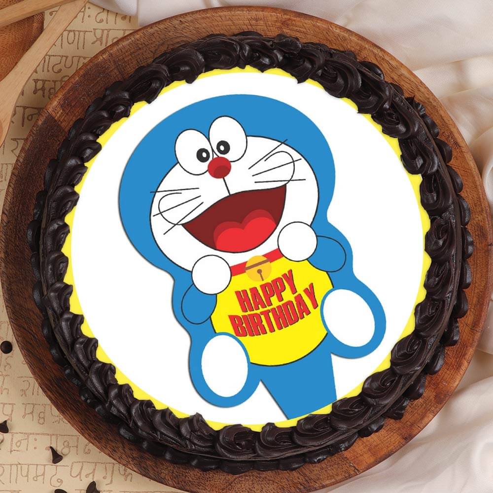 Shop for Fresh Happy Doraemon Theme Cake online - Chennai