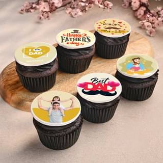 I Love Dad Personalized Cupcakes