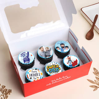 Fathers Day Personalized Cupcakes Set Of 6