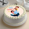 Happy Fathers Day Theme Cake